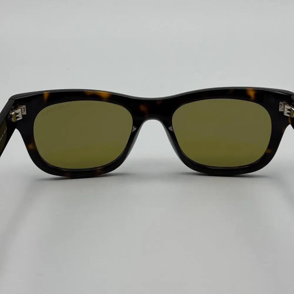 Tom Ford Sunglasses Marshall-02 TF1334 52N Havana Frame Amber Lens 54mm New